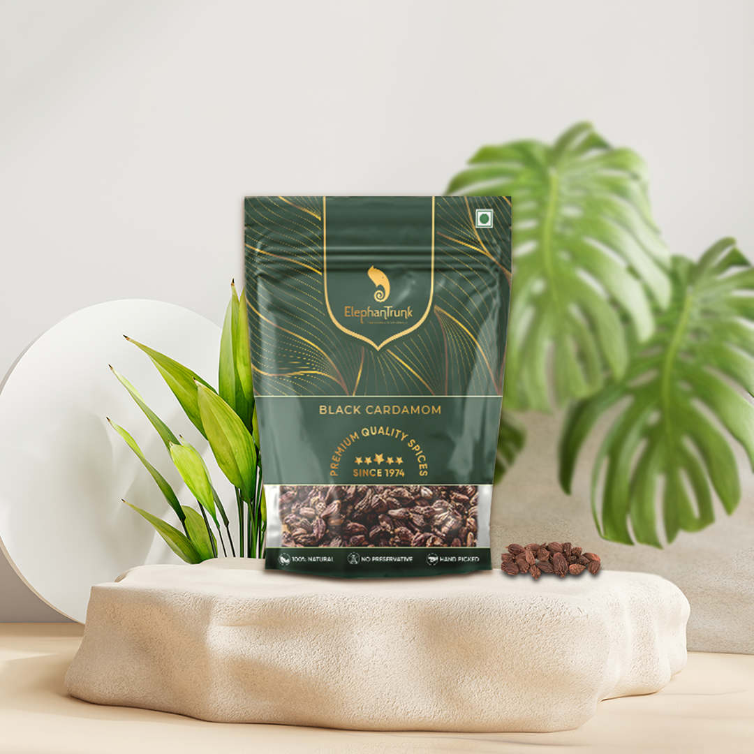 Natural Black Cardamom (Kali Elaichi)