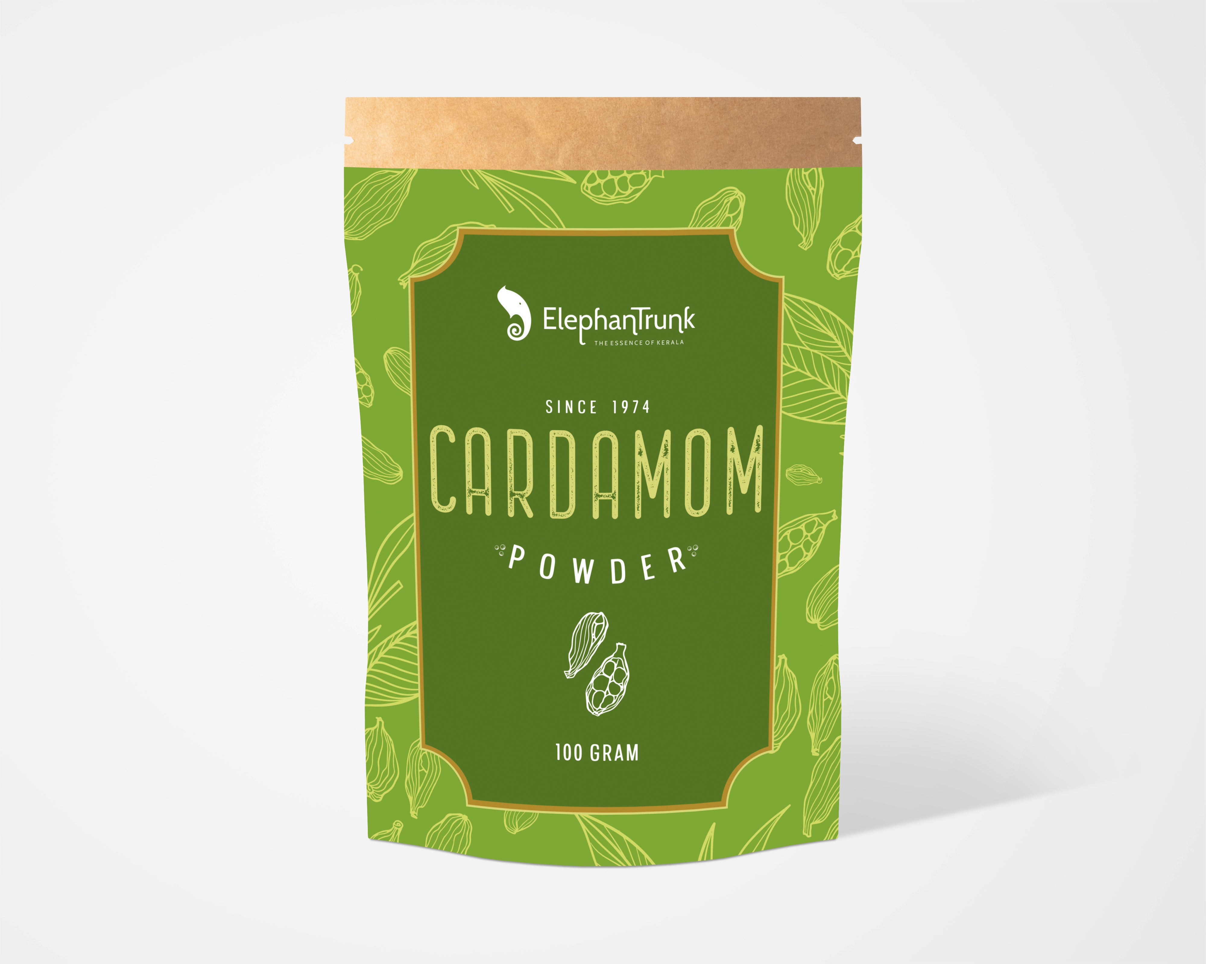 Pure and Natural cardamom powder from Kerala