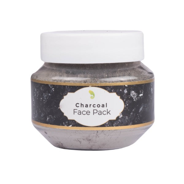 Charcoal face pack