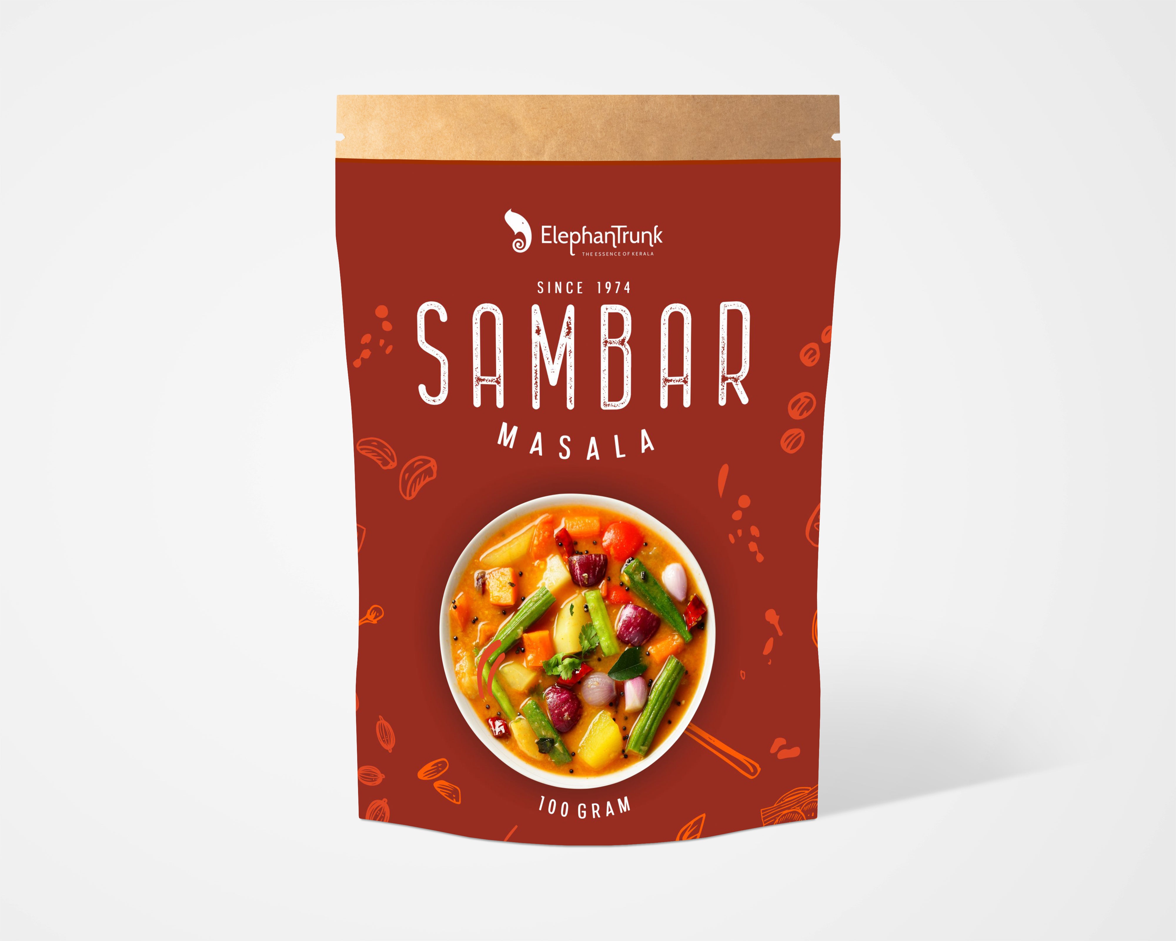 fresh sambar masala powder